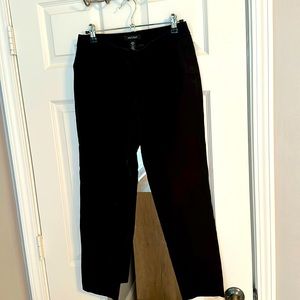 Black slim ankle trousers size 2R